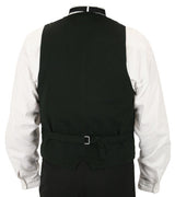 Callahan Double Breasted Vest - Charcoal