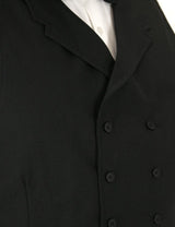 Callahan Double Breasted Vest - Black