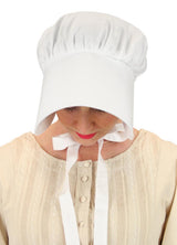 Cotton Bonnet - White