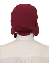 Cotton Bonnet - Burgundy