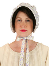 Cotton Bonnet - Purple Floret
