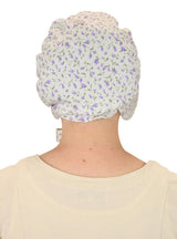 Cotton Bonnet - Purple Floret