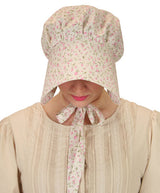 Cotton Bonnet - Pink Floret