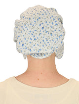 Cotton Bonnet - Blue Floret