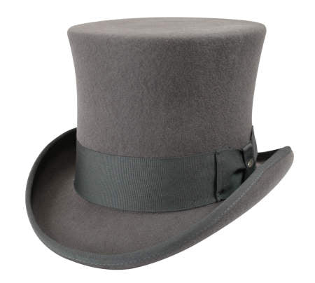Victorian Top Hat - Gray