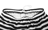 Mens 1900s Tank Bathing Suit - Black/White