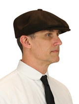 Wool Applejack Cap - Brown