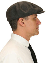 Wool Applejack Cap - Charcoal