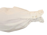 Claudette Ruffle Front Blouse - Natural