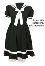 Ladies 1900s Bathing Suit - Black/White