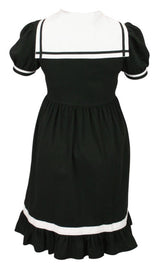 Ladies 1900s Bathing Suit - Black/White