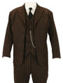 Brown Pinstripe