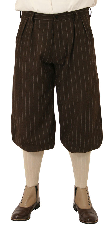 Bosworth Knickers - Brown Pinstripe