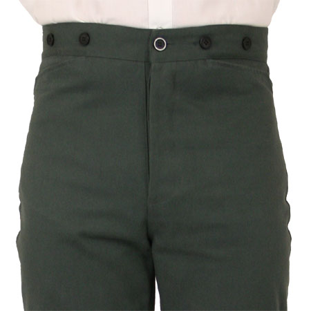 Patterson Brushed Cotton Trousers - Charcoal