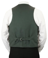 Patterson Brushed Cotton Vest - Charcoal