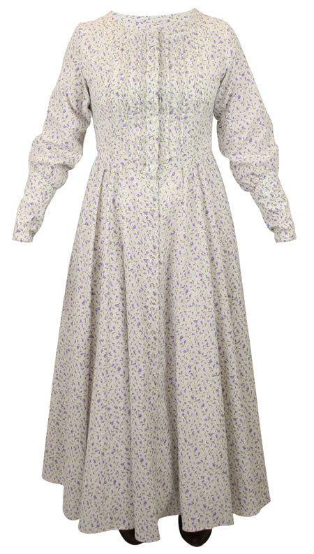 Beatrice Prairie Dress - Purple Floret