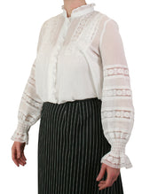 Florence Lace Blouse - White