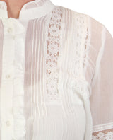 Florence Lace Blouse - White