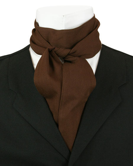 Classic Cotton Cravat - Brown