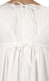 Rebecca Regency Dress - White