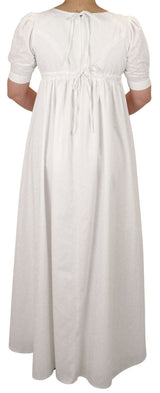 Rebecca Regency Dress - White