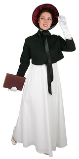 Rebecca Regency Dress - White