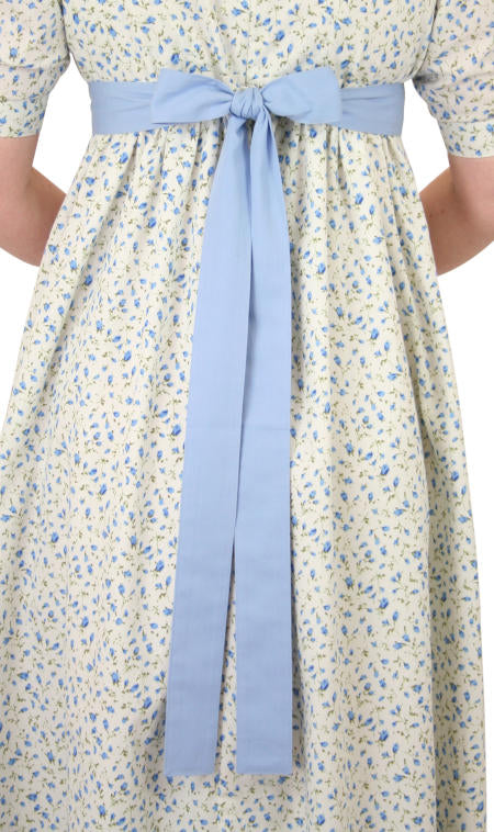 Ladies Cotton Sash Belt - Blue