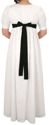 Ladies Cotton Sash Belt - Black