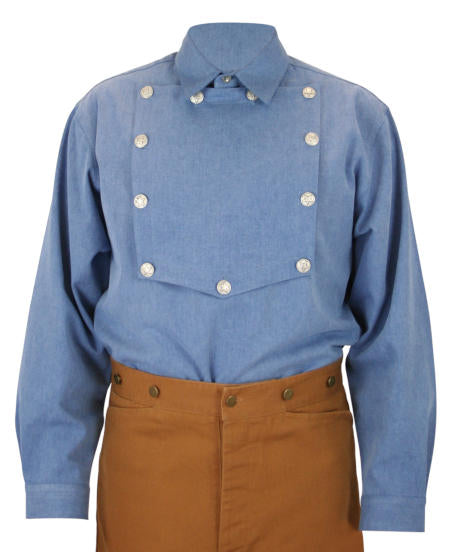 Longview Bib Shirt - Denim