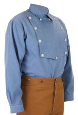 Longview Bib Shirt - Denim