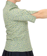 Helena Blouse - Vintage Blue Rose