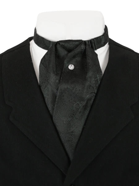 Satin Puff Tie - Black Godfrey