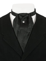Satin Puff Tie - Black Godfrey