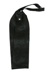 Satin Puff Tie - Black Godfrey