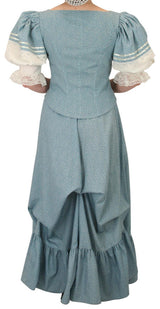 Vera Day Suit - Blue Leaf