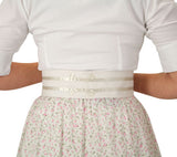 Narrow Cotton Ribbon Belt - Ivory