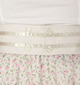 Narrow Cotton Ribbon Belt - Ivory