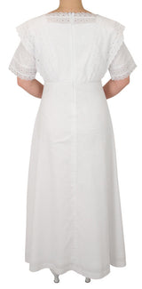 Cora Edwardian Dress - White