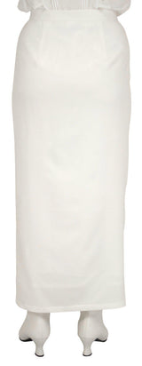 Edwardian Button Skirt - White