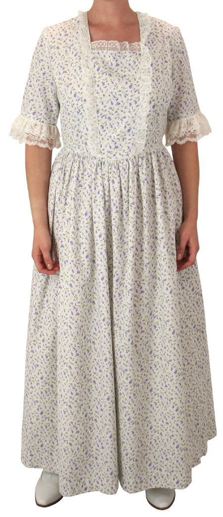 Amelia Dress - Purple Floret