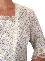 Amelia Dress - Purple Floret