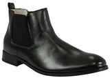 Congress Gaiter - Black Faux Leather
