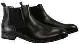 Congress Gaiter - Black Faux Leather