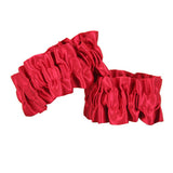 Red Satin Sleeve Garters (One Pair)