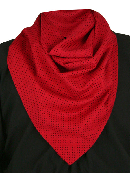 Cotton Neckerchief - Red Dot