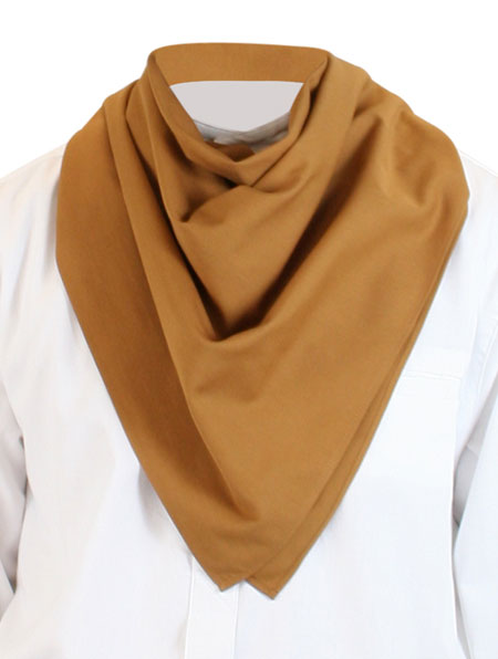 Cotton Neckerchief - Tobacco