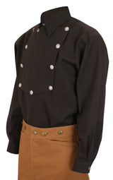 Longview Bib Shirt - Dark Brown