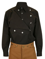 Longview Bib Shirt - Dark Brown
