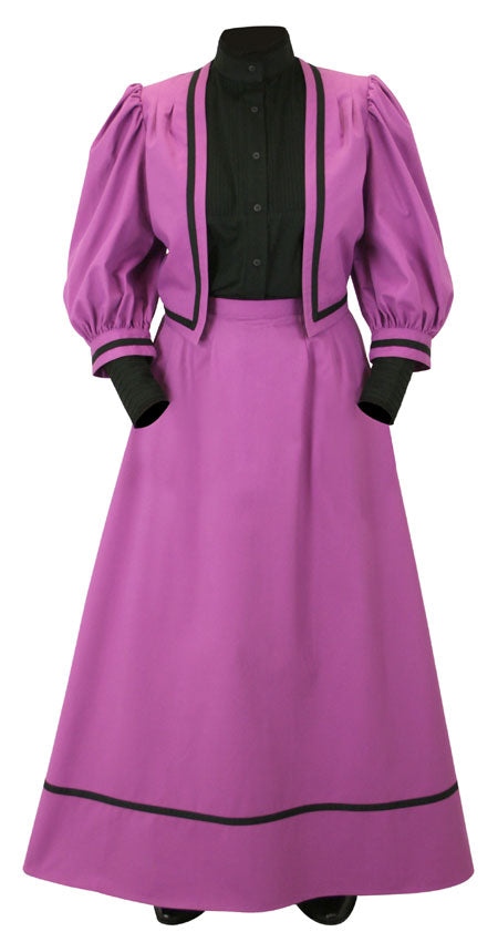 Ladies Edwardian Suit - Lilac
