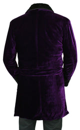 Vintage Smoking Robe - Purple Velvet